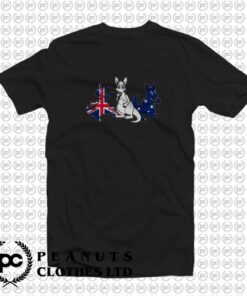 Cute Kangaroo Australia Flag