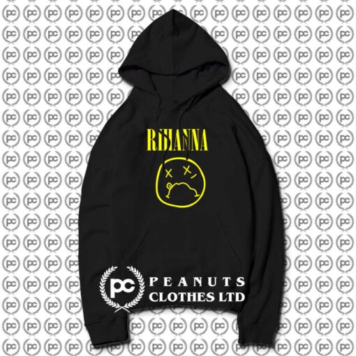 Rihanna Nirvana Logo Hoodie