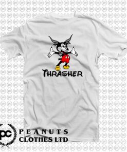 Thrasher Mickey Mouse Goat T Shirt