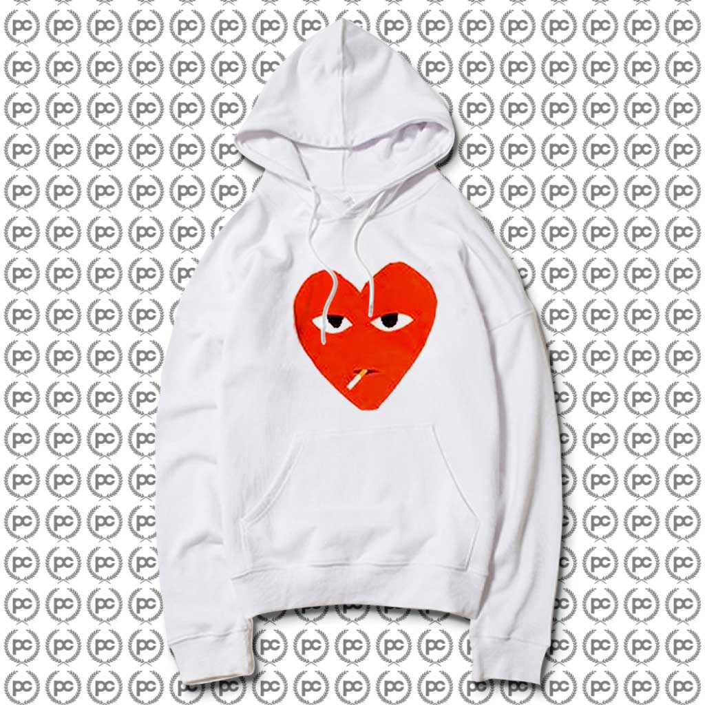 Comme des Garcons Love Smoking Hoodie Custom peanutsclothes