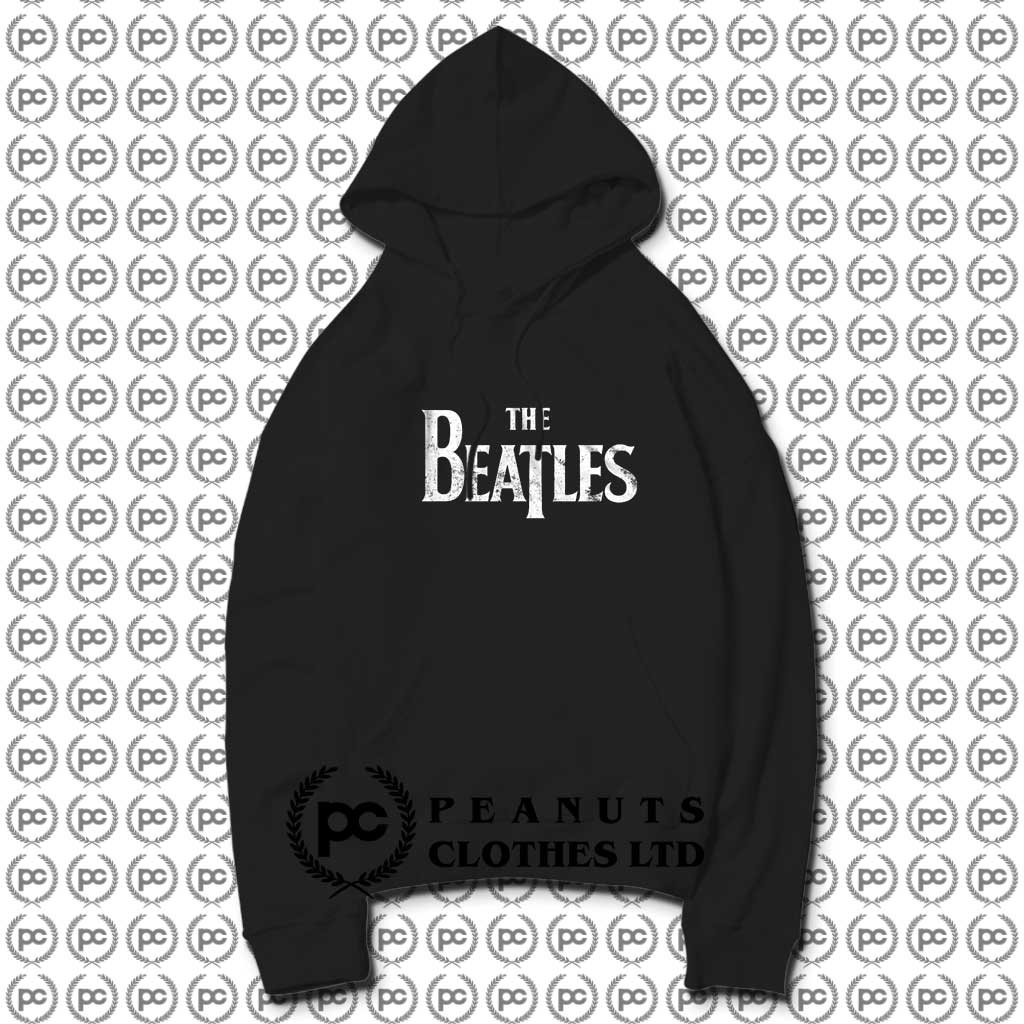 Grunge Logo The Beatles Hoodie Custom Design - peanutsclothes.com