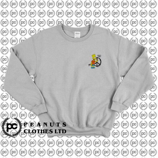 OFF WHITE Bart Simpsons Peace k