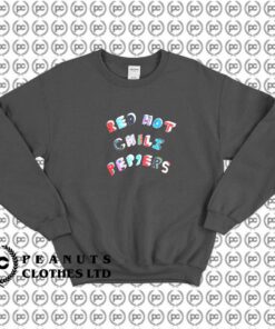 Red Hot Chili Peppers Colorful Block Letters k