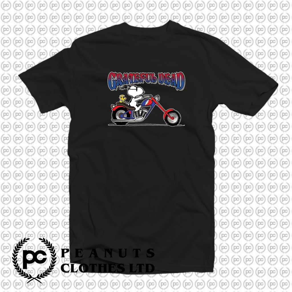 Snoopy Grateful Dead Enjoying The Ride T-Shirt On Sale