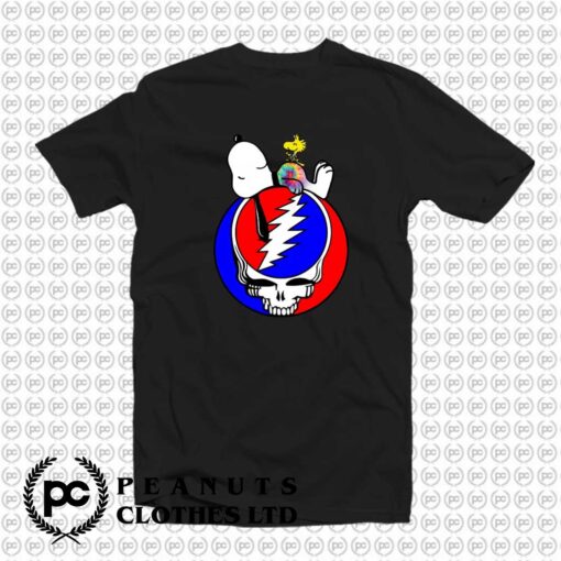 Snoopy Grateful Dead Sleeping On The Skull d