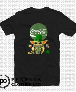 St Patrick’s Day Baby Yoda Hugging Coca Cola u