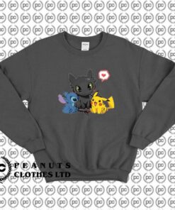 Stitch Night Fury Pikachu Cute Friendship sd