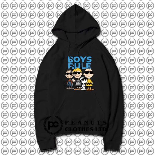 Funny Peanuts Gang Boys Rule Snoopy