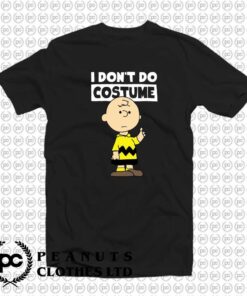 I Don’t Do Costume Halloween Peanuts sx