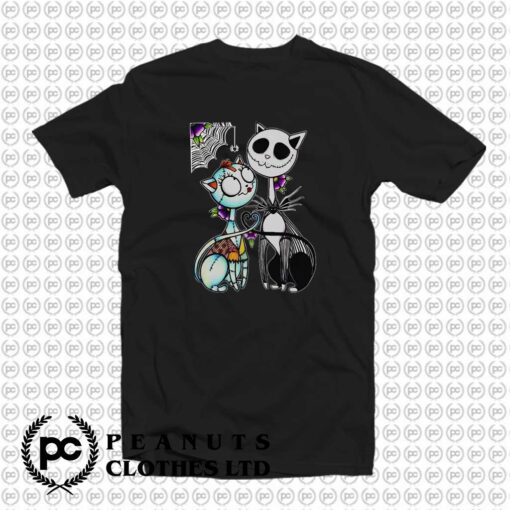 Jack Skellington Sally Loving Kitty Cat o