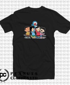 Mashup Snoopy Peanuts Doraemon Gang k