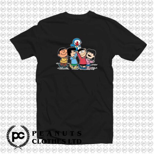 Mashup Snoopy Peanuts Doraemon Gang k