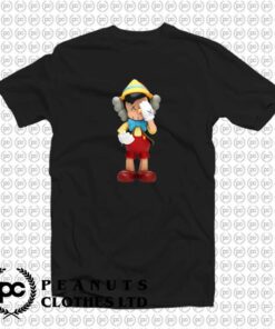 Pinocchio KAWS Touchs His Facef