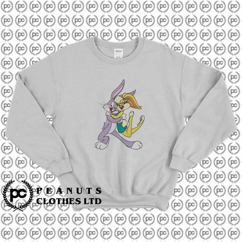 Get Buy Bugs Bunny Lola Hugs Sweatshirt Custom - bugs bunny shirt roblox