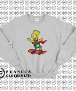 Bart Simpsons Skateboard Flying d