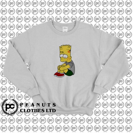 Cry Lil Peep Bart Simpson c