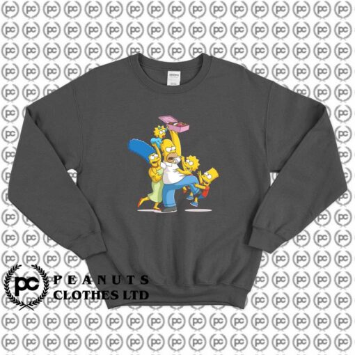 The Simpsons Family Donut Addict f