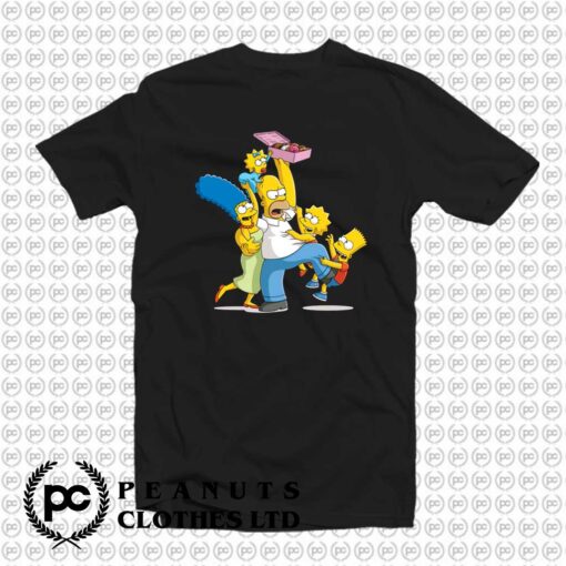 The Simpsons Family Donut Addict m