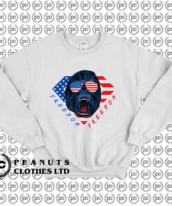 Freedom Gorilla American Flag o