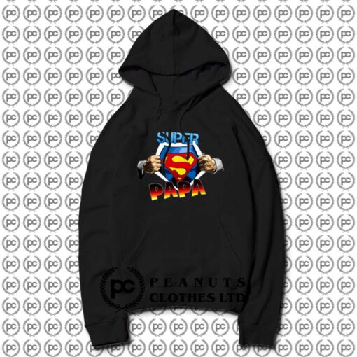 Super Papa Superman Logo Funny