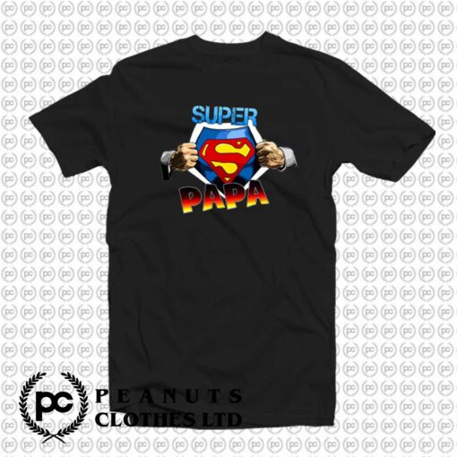 Super Papa Superman Logo Funny z