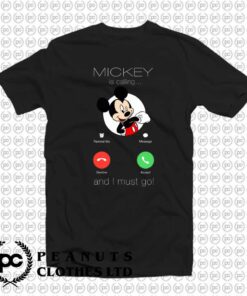 Mickey Is Calling And I Must Go xo