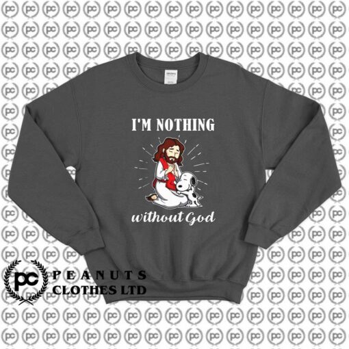 Snoopy Im Nothing Without God f