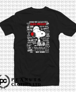 Snoopy Listen To Elvis Presley Songs p