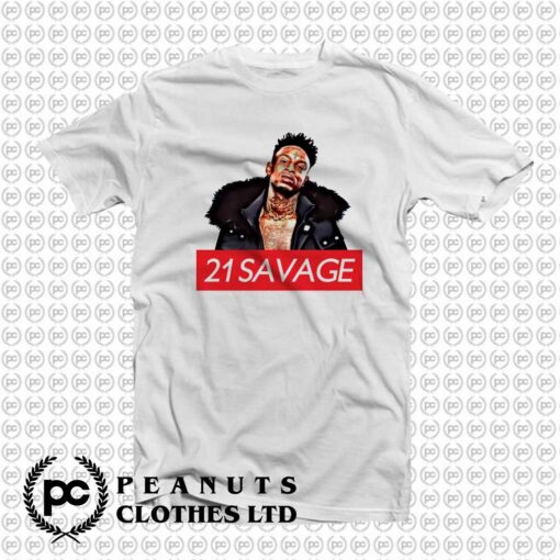 21 Savage Logo Red Box l