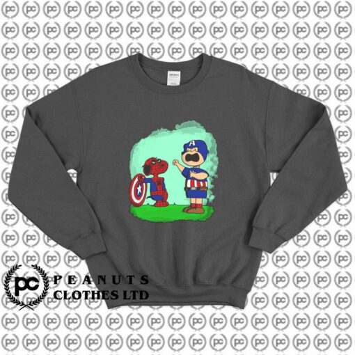 Spiderman Snoppy Captain America Peanuts i