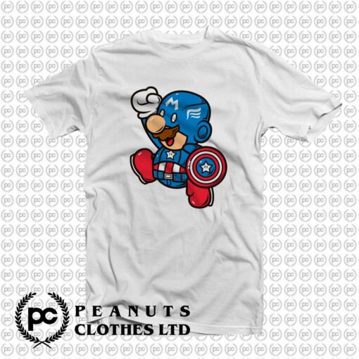 Super Mario Jump Captain America x