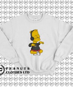 Bart Simpson Listening To Music l