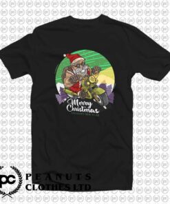 Christmas Santa Claus Riding Motorbike lz