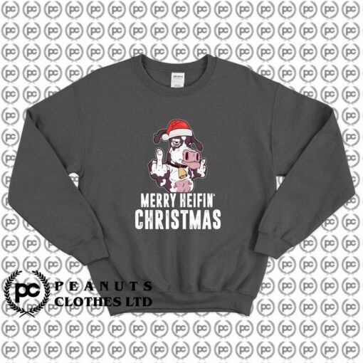 Cool Merry Heifin Christmas Cow l