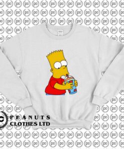 Cute Bart Simpson Drinking Juice ml