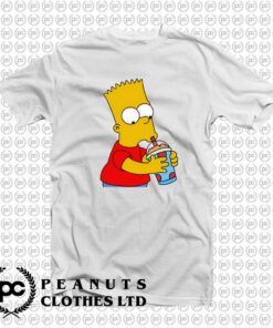 Cute Bart Simpson Drinking Juice p