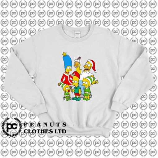 Simpsons Christmas Family Homer l