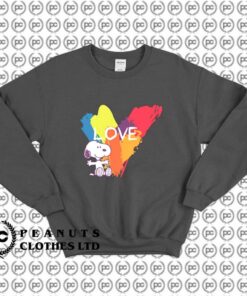 Snoopy Rainbow Love Art