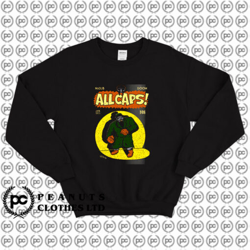 All Caps MF Doom Sweatshirt