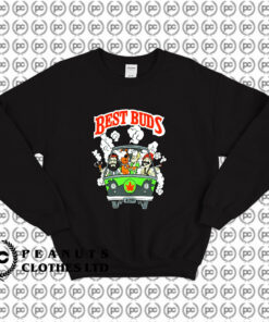 BEST BUDS Cheech And Chong Scooby Doo Sweatshirt