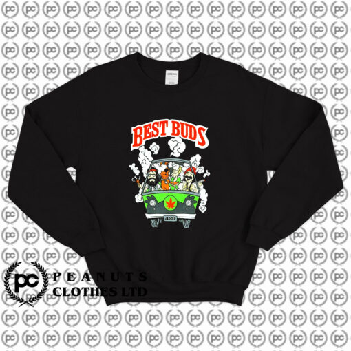 BEST BUDS Cheech And Chong Scooby Doo Sweatshirt