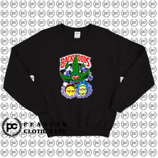 Backwoods Rick Morty Marijuana Sweatshirt