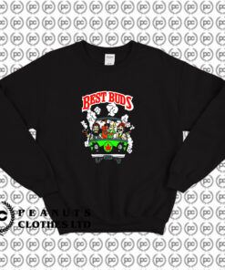 Best Buds Cheech Chong Scooby Doo Shaggy Smoke Sweatshirt