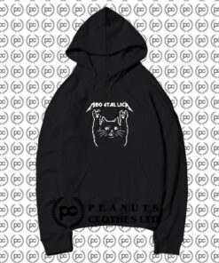 Cat Meowtallica Kitten Hoodie