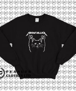 Cat Meowtallica Kitten Sweatshirt