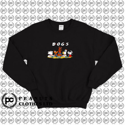 Dogs Squad Scooby doo Snoopy Pluto Friends Parody Sweatshirt