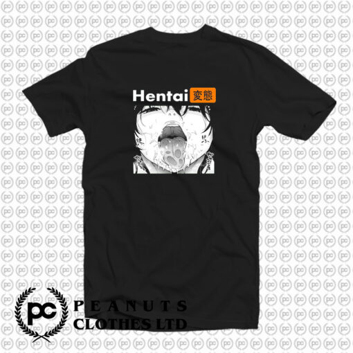 HEntai Manga Ahegao Anime T Shirt