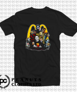 HORROR MOVIE KILLERS McDONALDS LUNCH TIME T Shirt