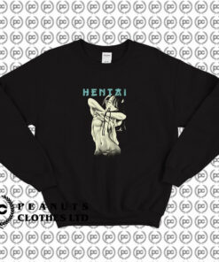 Herren Anime Comic Hentai Waifu Senpai Sweatshirt