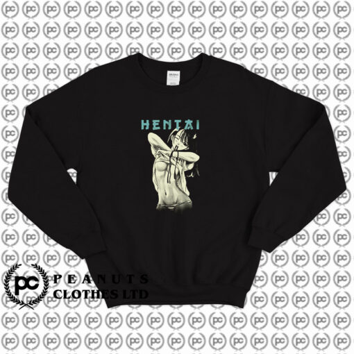 Herren Anime Comic Hentai Waifu Senpai Sweatshirt